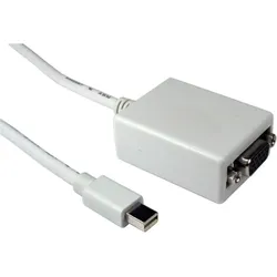 Cables Direct CDL 3m Mini DisplayPort - VGA (3 m), Videokabel, Weiss
