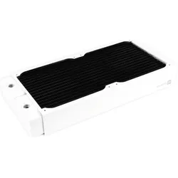 Alphacool RAD HPE-45 Full Copper 280mm Radiator - White (140 mm), Wasserkühlung Radiator, Weiss