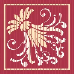 Mank Tassendeckchen Letizia in Bordeaux, Tissue 9-lagig, 90 x 90mm, 250 Stück -  Einweg Untersetzer für Tassen Gläser Vasen