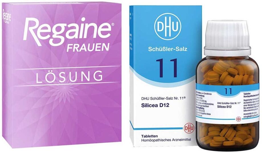 DHU Schüßler-Salz Nummer 11 Silicea D12 Tbl. & Regaine® Frauen