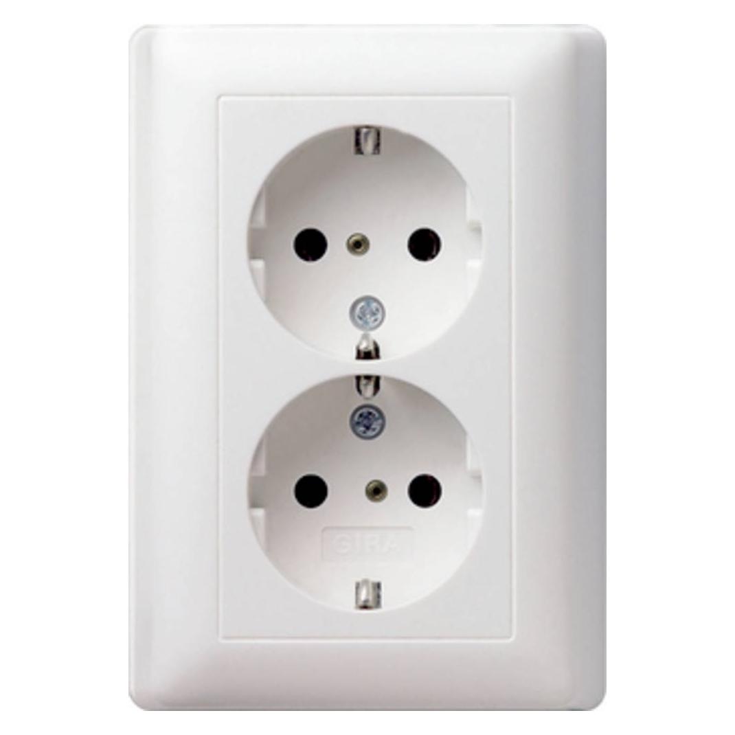 Gira Schuko-Doppelst.ds. (078303)
