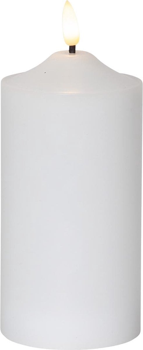 Star Trading LED zuilkaars met timer, warm wit, 17 cm