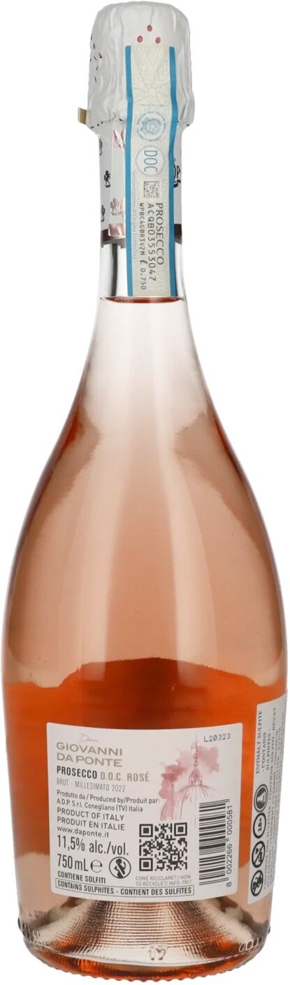 Don Giovanni Da Ponte Prosecco Rosé DOC 11,5% Vol. 0,75l