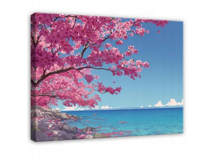 LEINWANDBILD Ozean Landschaft Blau 60x40 cm