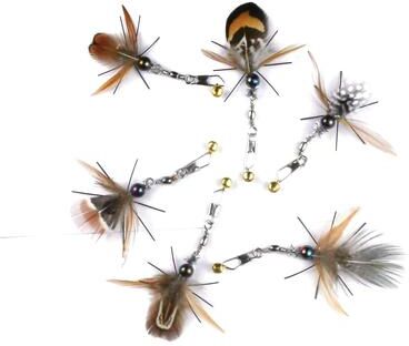 Uplift Essentials 4 Piece Artificial Insect & Feather Teaser Replacements 4 Piece Artificial Insect & Feather Teaser Replacements