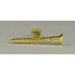 DIN 97 - Messing - 5x45 - Senk-Holzschrauben mit Schlitz