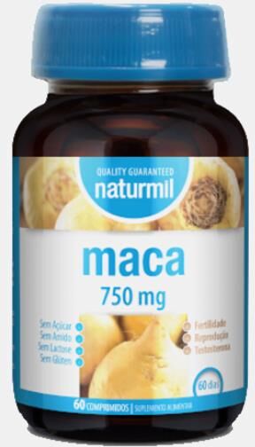 MACA 750mg 60 COMPRIMIDOS NATURMIL