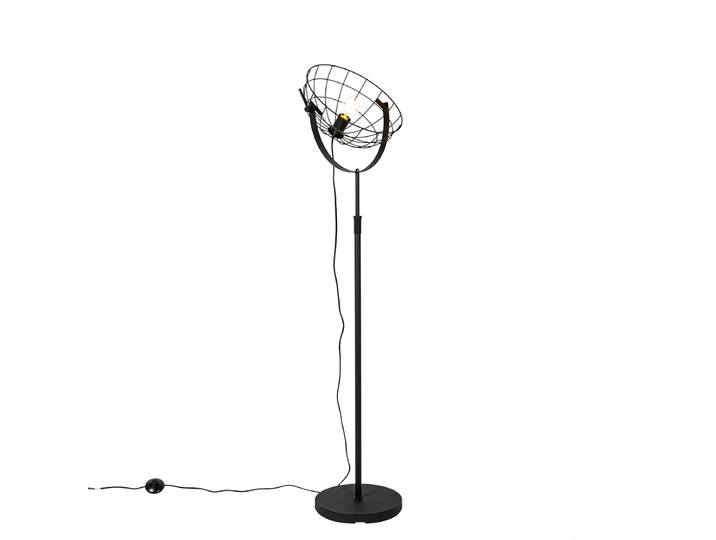Lampadaire industriel noir 35 cm réglable - Hanze