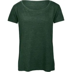 B&C Damen Triblend T-Shirt TW056 heather forest M