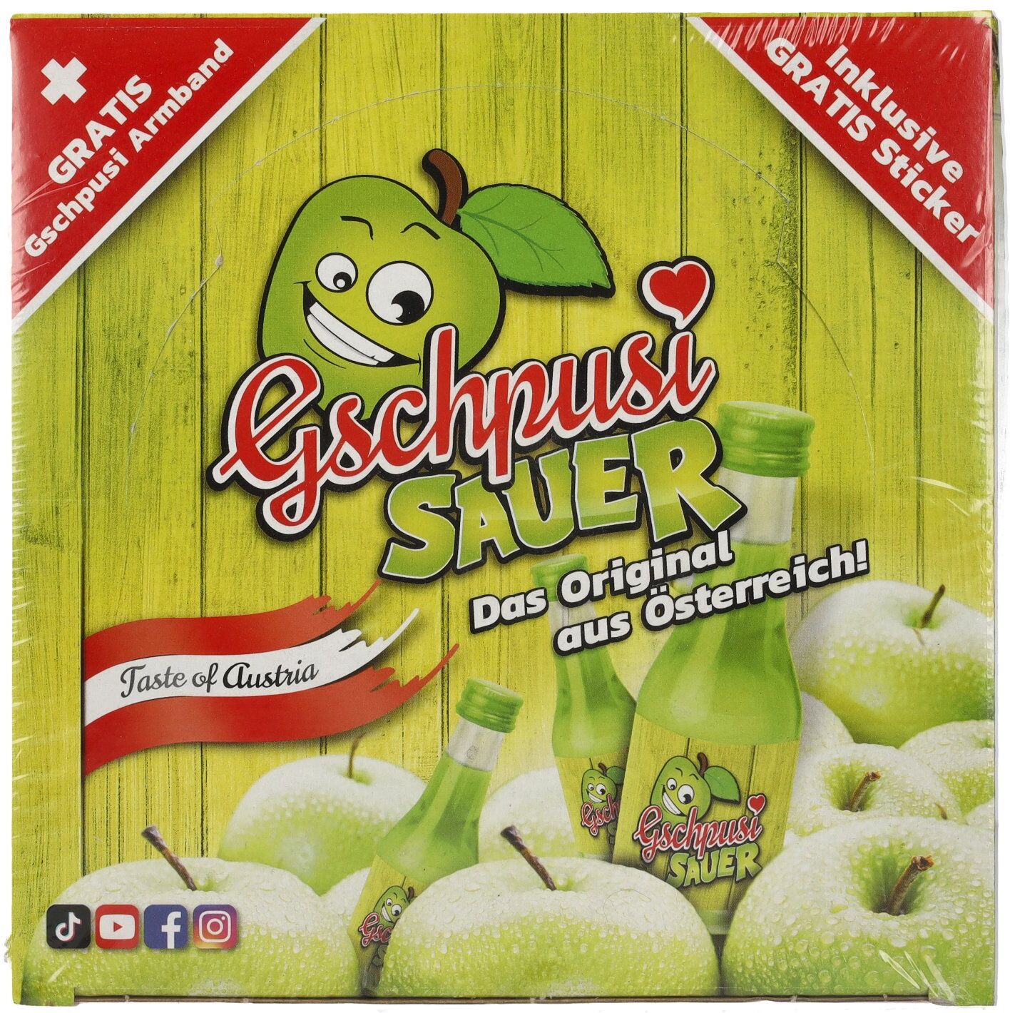 Gschpusi Sauer 16% Vol. 25x0,02l mit Sticker