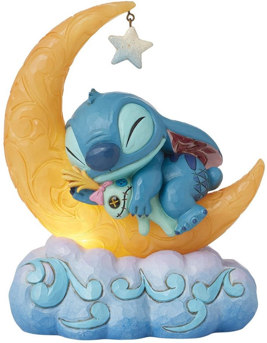 Disney Traditions Stitch met Scrump - Sweet Dreams met Licht voor volwassenen