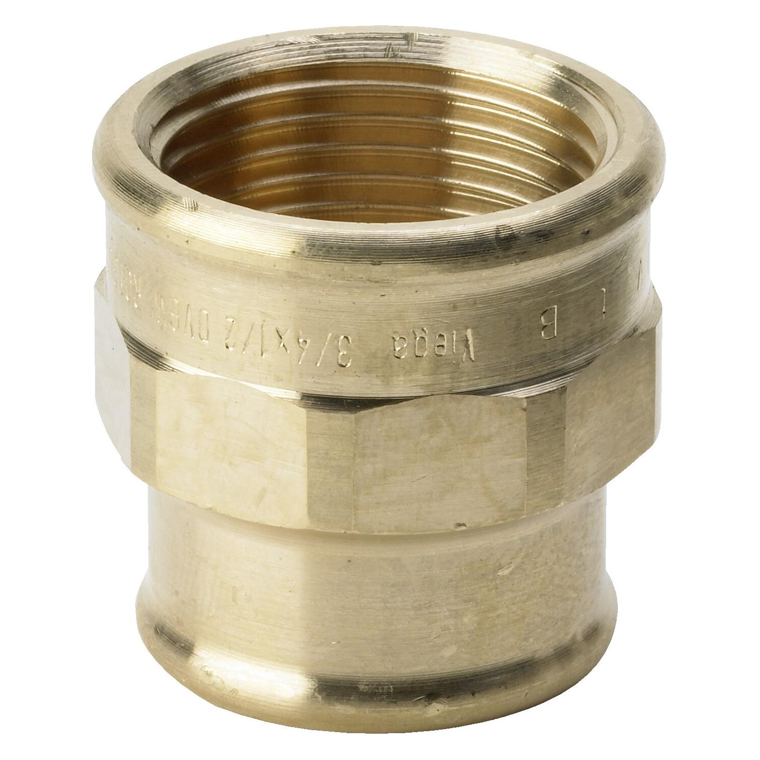 Viega Formmuffe 3/4 "x1/2" rødgods (Rohrverschraubung) (268862)