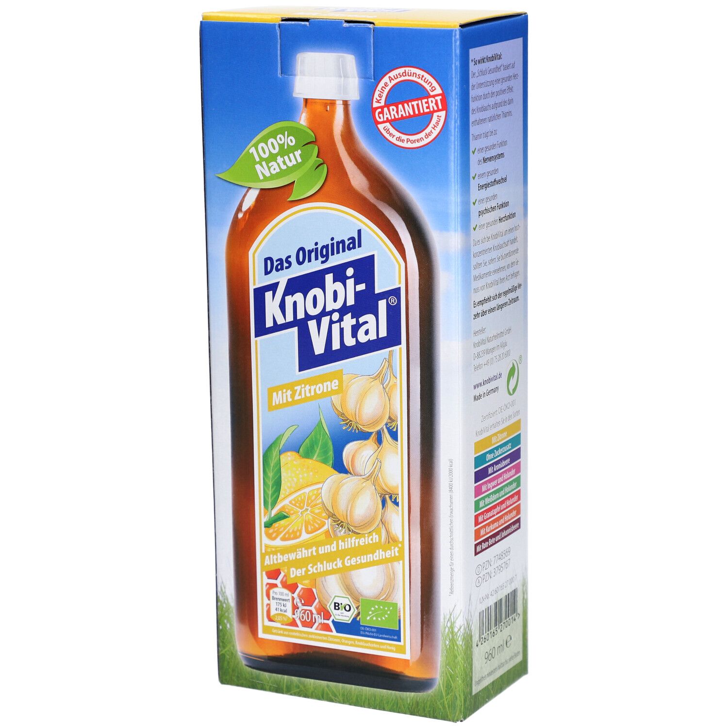 Knobivital mit Zitrone Bio 960 ml Flaschen