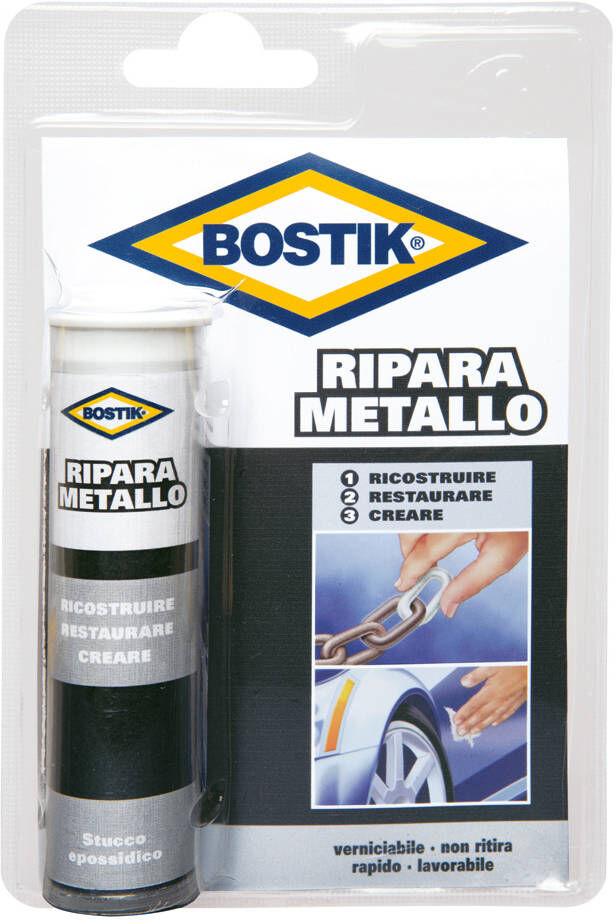 Bostik Stucco epossidico RIPARA METALLO 56gr