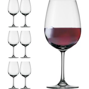 Stölzle-Lausitz Weingläser Weinland Bordeaux, Rotweingläser, 540ml, 6 Stück