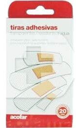 ACOFAR Tiras Plástico Transparente 20 uds