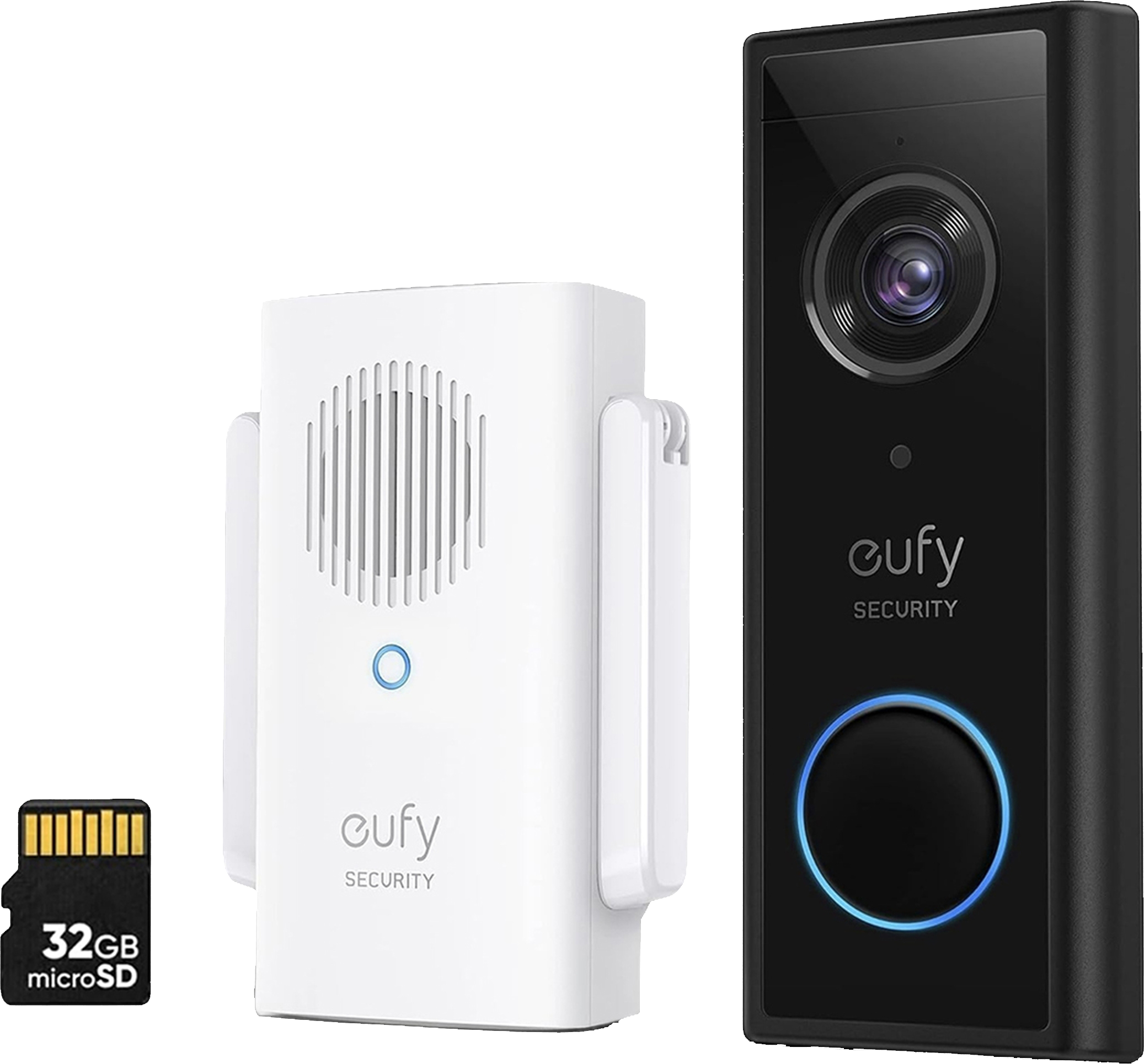 eufy Security Video Doorbell S220 with Chime Black