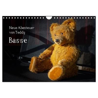Neue Abenteuer von Teddy Basse (Wandkalender 2027 DIN A4 quer), CALVENDO Monatskalender