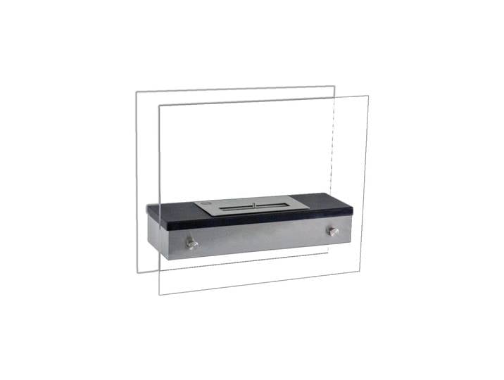 Design Bioethanol Tischkamin“Merton“ Silber CACHFIRES