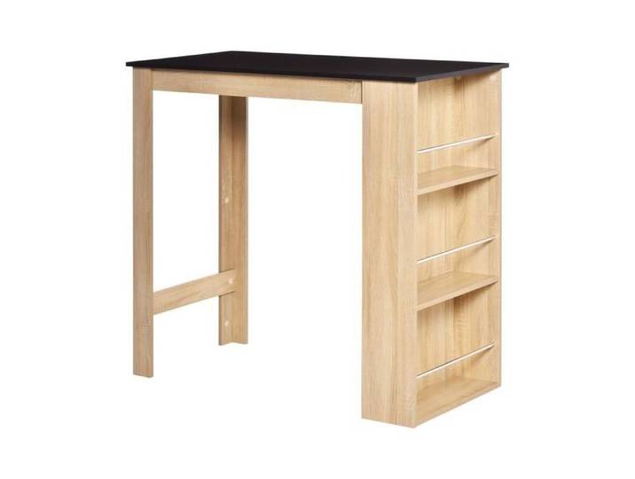 Table de bar - MYCOCOONING - GRANNY - Chêne - Noire
