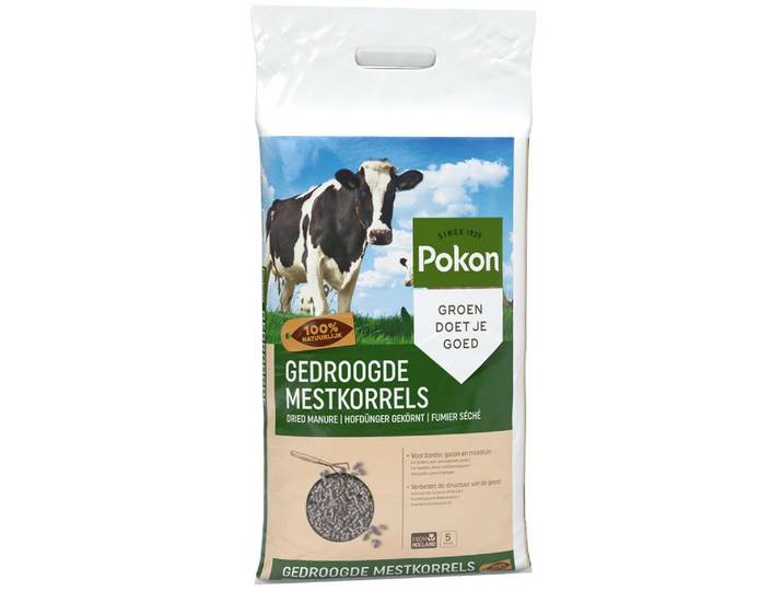 Pokon gedroogde mest korrel 5 kg