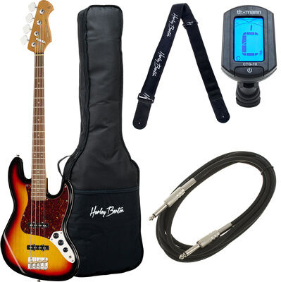 Harley Benton JB-62 SB Bundle Sunburst