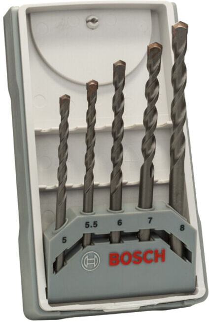 BOSCH Set de 5 forets béton CYL-3, 5-8 mm (2607017081)