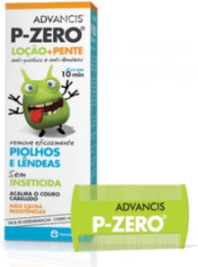 Advancis Loción antipiojos + peine  P-Zero 100 ml