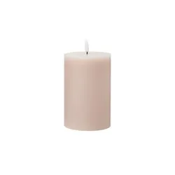 HOME STORY LED Kerze   , rosa/pink , Wachs,Kunststoff , Maße (cm): H: 18  Ø: 10