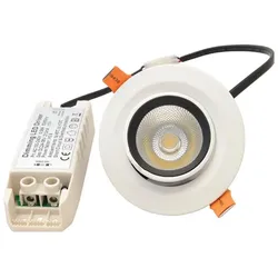 Tracon, Deckenleuchte, LED Einbauleuchte (800 lm)