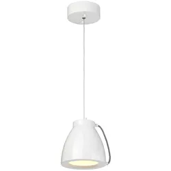Hängeleuchte Pendelleuchte Esszimmerlampe LED weiß lackiert Stahl Deckenleuchte