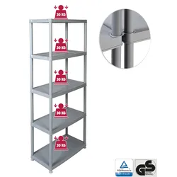 Kreher Regal Platin 15 Zoll (Grau)