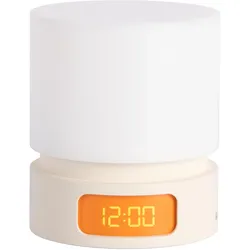 Karlsson, Wecker, Wecker-Ständerlampe LED, cremefarben
