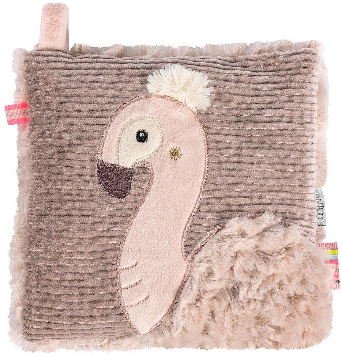 Fehn kersenpitkussen flamingo voor baby's