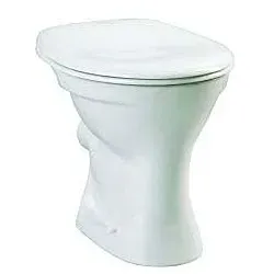VitrA Normus Stand-Flachspül-WC 6888L003-1030 weiß, Abgang außen waagerecht, Tiefe 460 mm