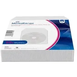 MediaRange Zubehör CD-/DVD-Rohlinge Schutzhülle 1 Disks Transparent