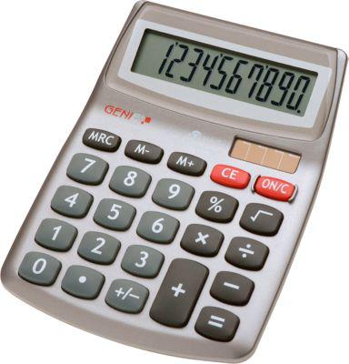 Tischrechner Genie 540, mit 10-stelligem Display, Solar- & Batteriebetrieb