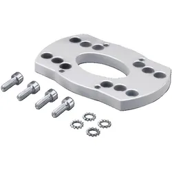Rittal CP Monitor-Montageadapter, Serverschrank Zubehör, Grau, Silber