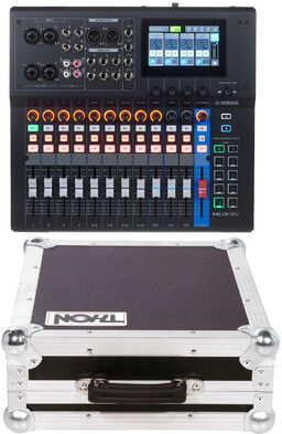 Yamaha MGX12V BK Case Bundle Schwarz