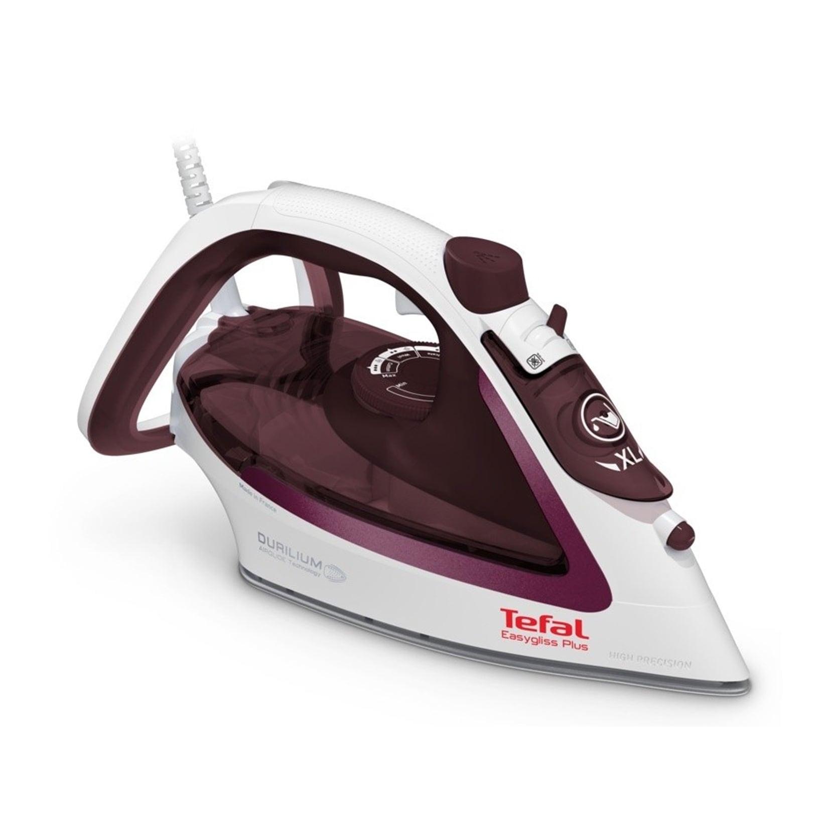 TEFAL FV 5714 Easygliss Plus Dampfbügeleisen weiß/bordeaux