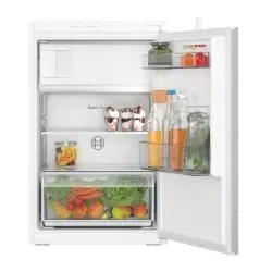 KIL22NSE0 Einbau-Kühlschrank mit Gefrierfach 88cm Nische MultiBox EcoAirFlow Schlepptür EEK:E