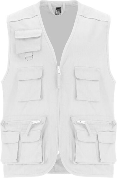 Veste de travail personnalisable en polyester et coton Venera blanc XXXL