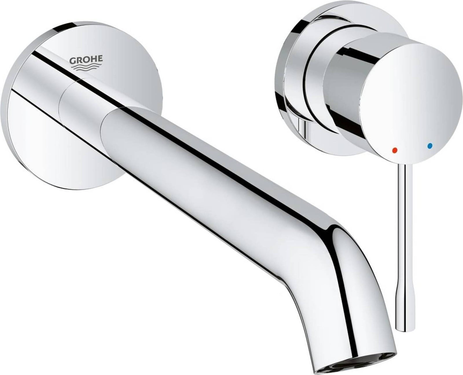 Grohe Essence New L waterbesparende tweegats wastafelkraan voor badkamer en keuken