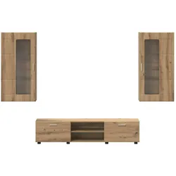 vidaXL, TV Möbel, Rivka Wall cabinet +TV cabinet with 2 drawers (39 x 30 x 30 cm)