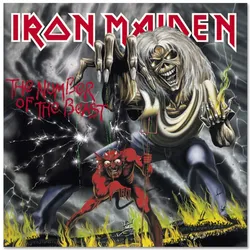 Parlophone Label Group, Schallplatten, The Number of the Beast (Remaster) (Vinyl LP) (Iron Maiden)