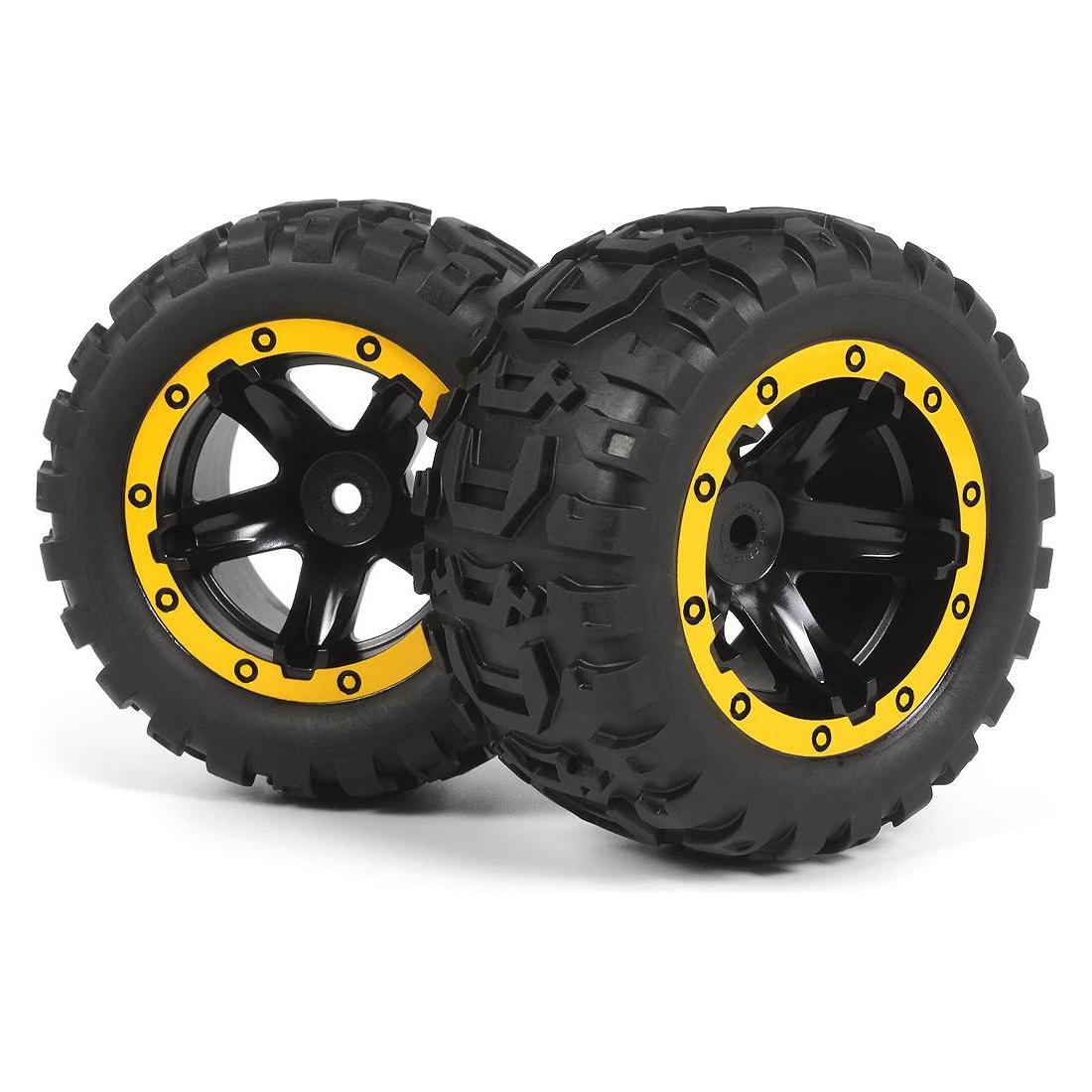 Wittmax Slyder MT Wheels/Tires Assembled (Black/Yellow) (540260)
