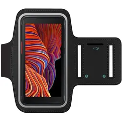 SmartFitness Samsung Galaxy XCover 5 Handy Sport Armband, Smartphone Sportarmband, Schwarz