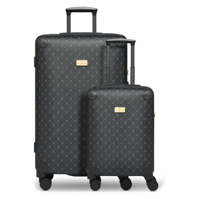 Kofferset LAZAROTTI "Palermo 4-Rollen Kofferset S+L", Herren, schwarz (anthrazit), Polypropylen, Koffer-Sets
