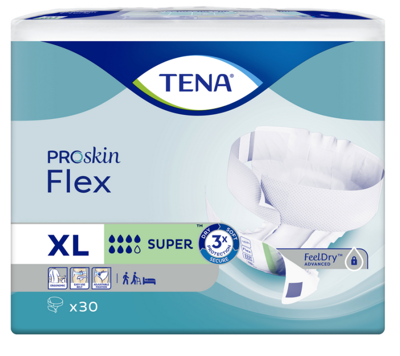 Tena Proskin Flex Super XL - 3 paquets de 30 protections
