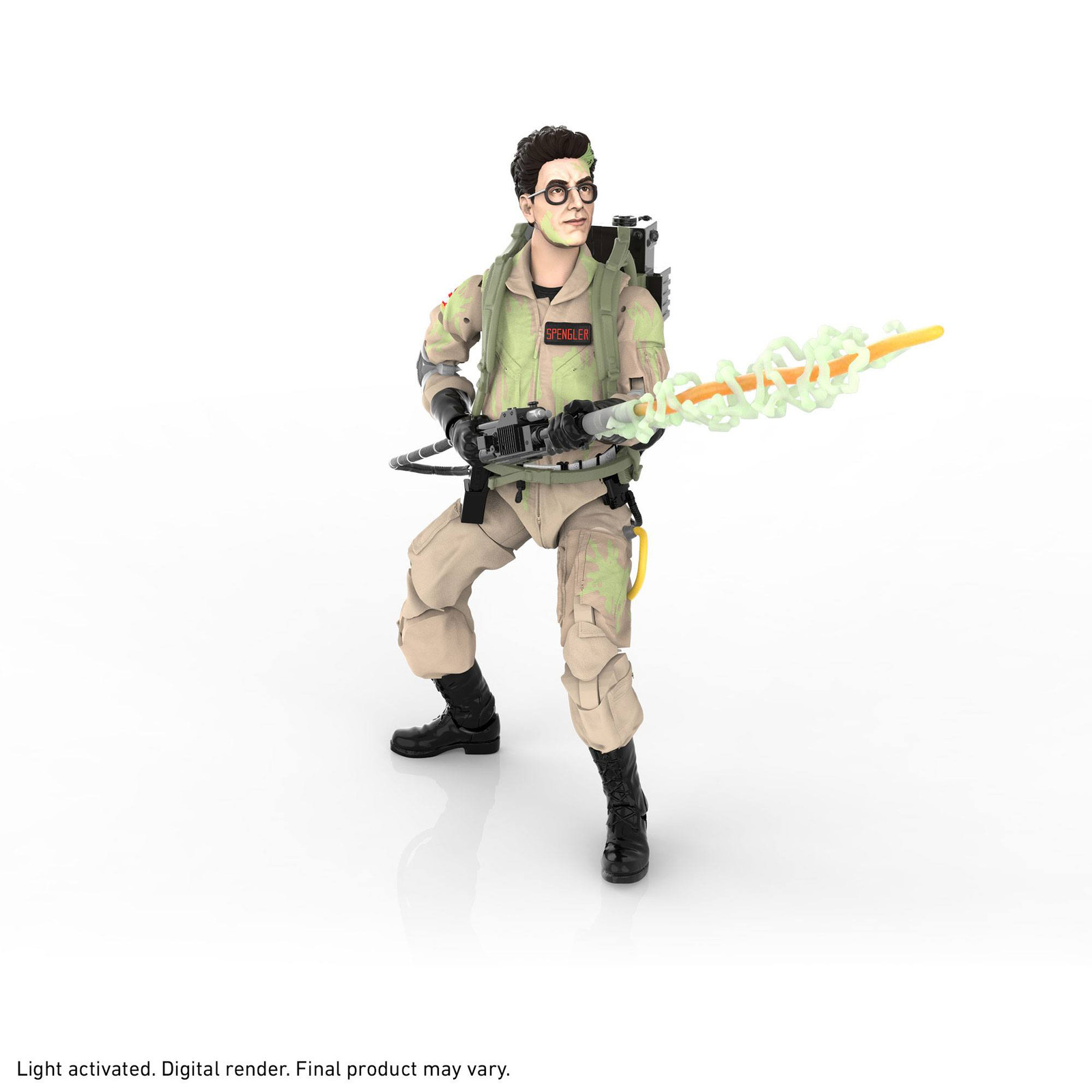 Hasbro Ghostbusters Plasma Series Egon Spengler Actiefiguur met glow-in-the-dark details, 15 cm